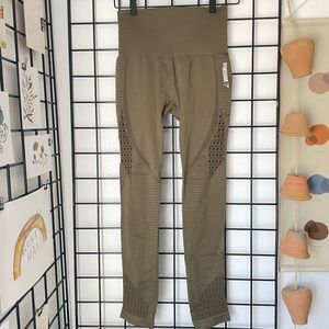 Medium Green Gymshark Energy Seamless Leggings